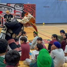 Students Delight in Interaction with Dancers